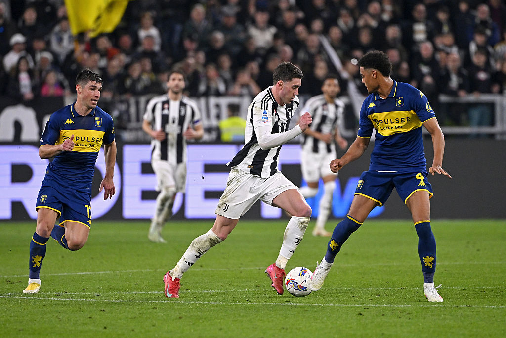 Juventus-Genoa, infortunio per Vlahovic. Milik ritrova il campo