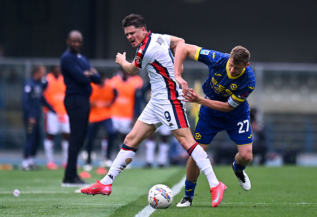 Genoa, l’attacco non va: zero occasioni da gol e un solo tiro in porta contro il Verona