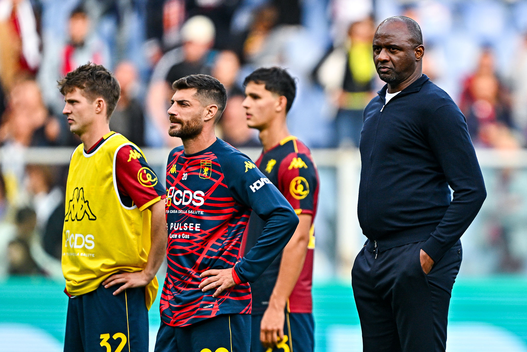 Vieira: “Non è colpa di Cornet se abbiamo pareggiato. Accettiamo i fischi”