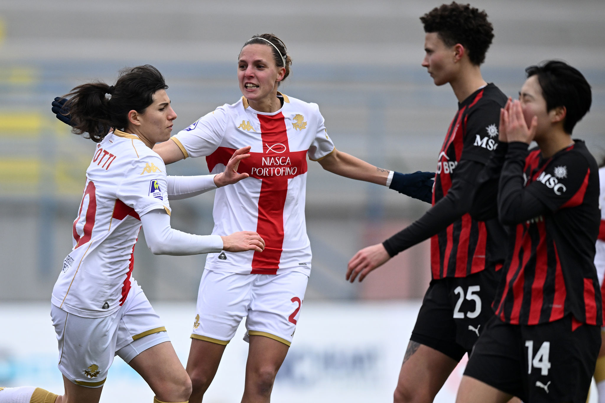 Sconfitta beffarda per il Genoa Women: il Milan passa nel finale 2-1