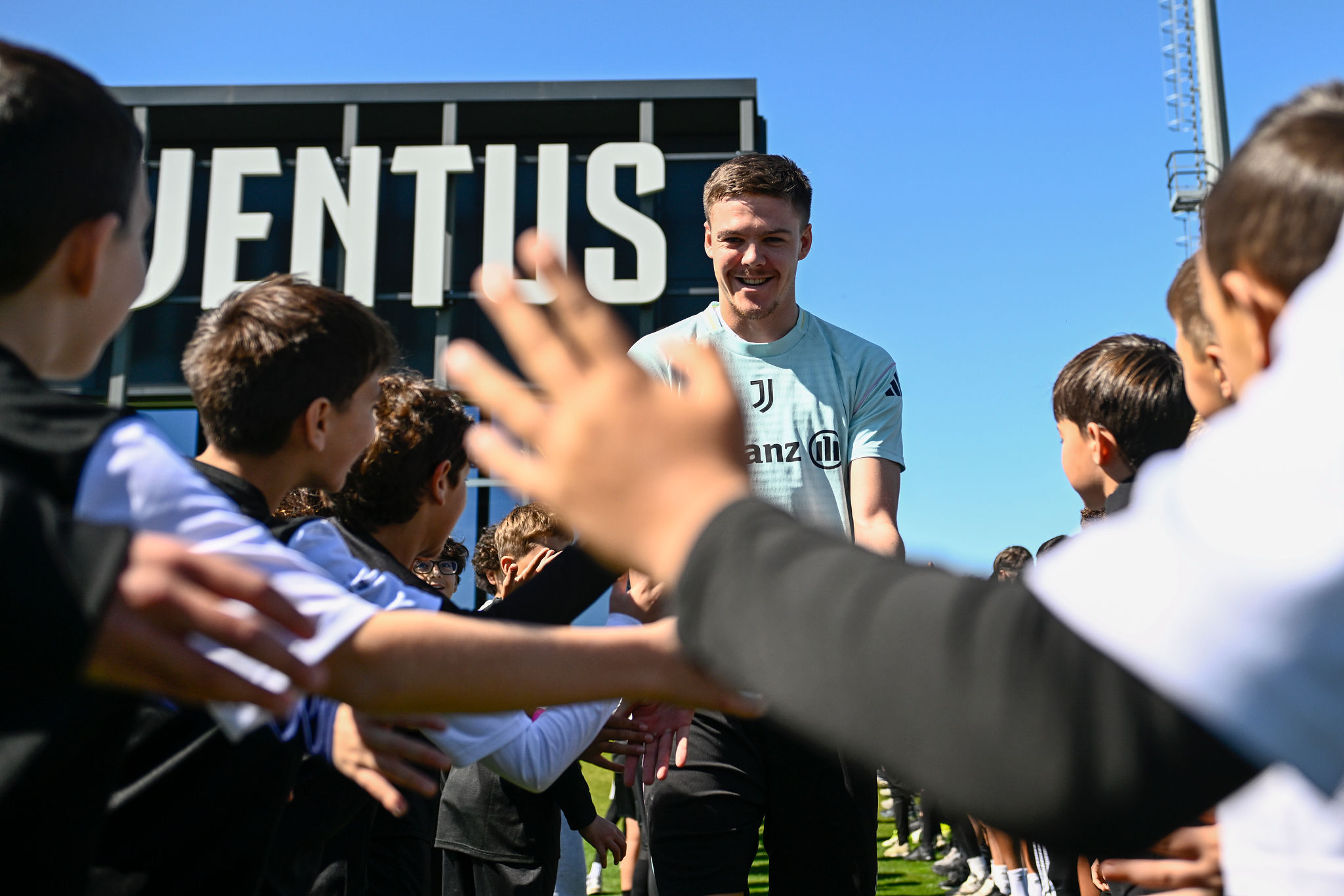 Juve, Holm punta il Genoa: parzialmente in gruppo durante la sosta