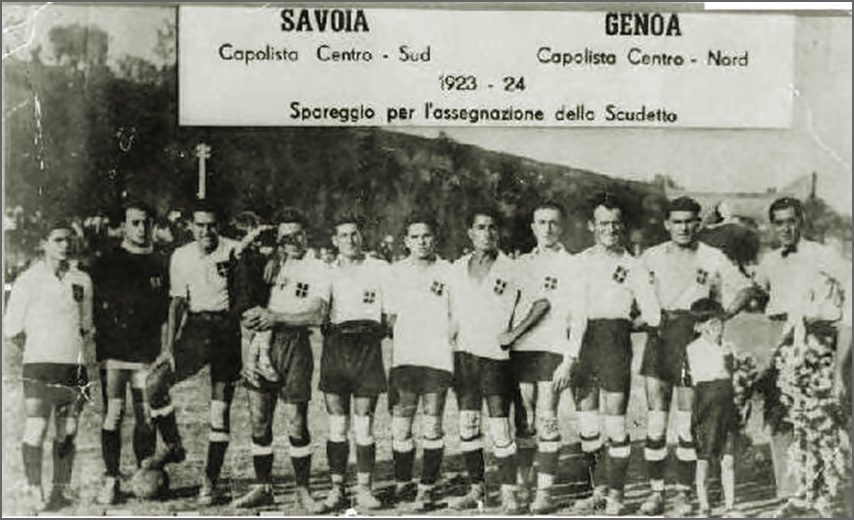 Genoa, le congratulazioni al Savoia per il ritorno in C: il ricordo della storica finale del 1924